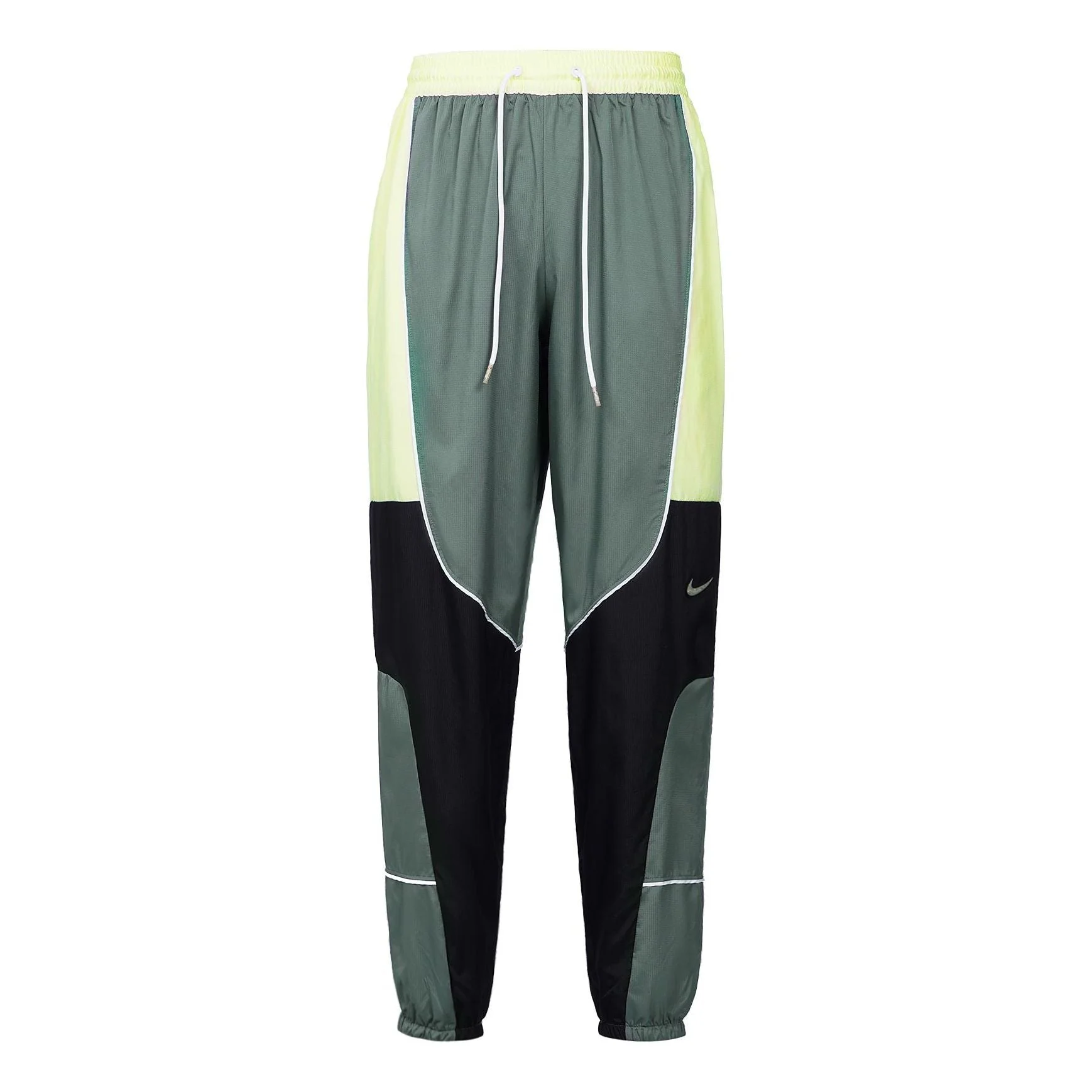 Nike Throwback Colorblock Woven Basketball Bundle Feet Sports Pants CV1915-084 - 1