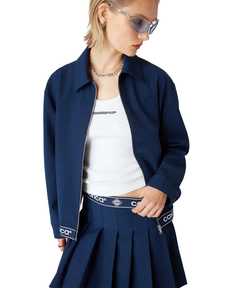 Navy Wool Suit Jacket 4