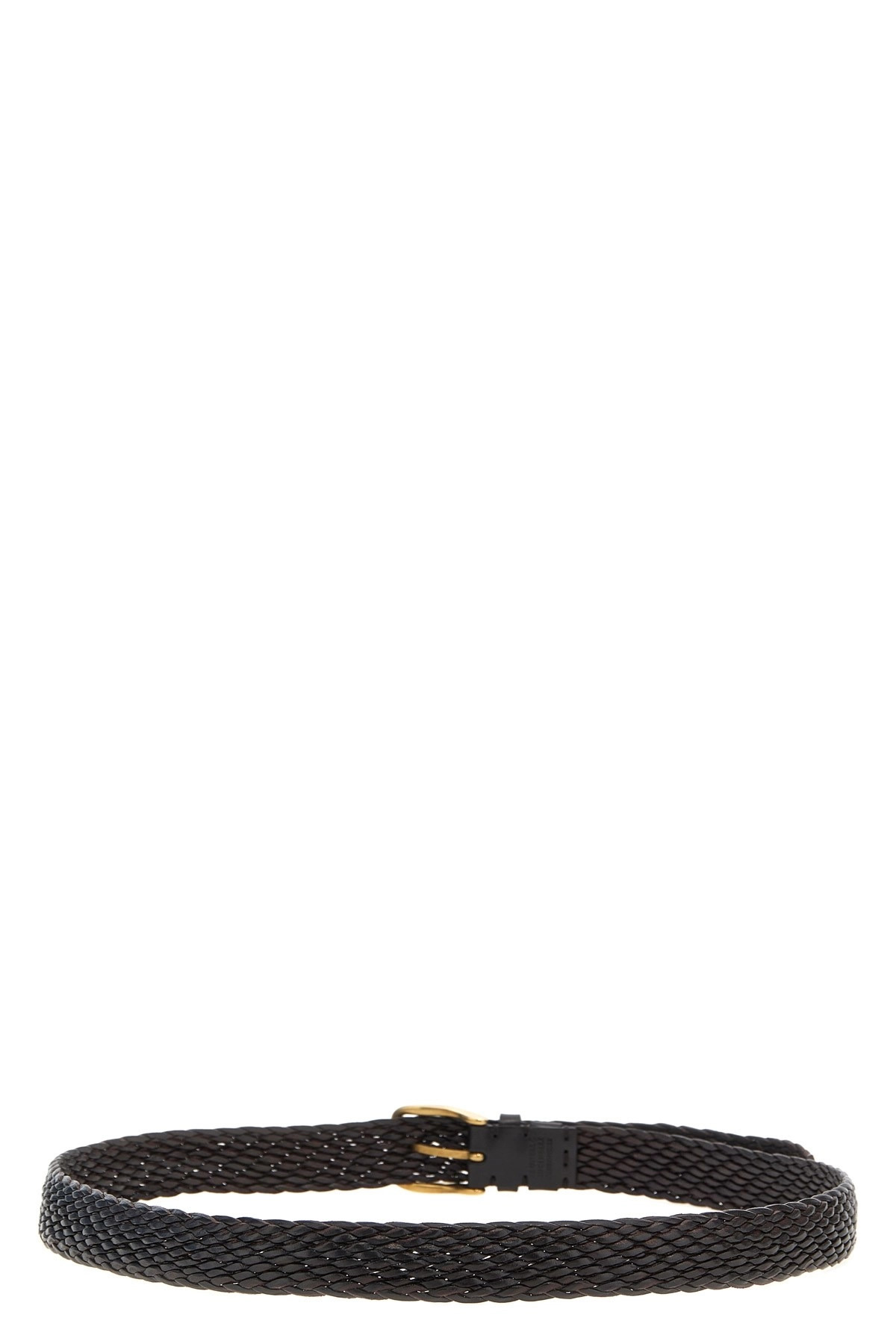 Braided leather belt - 2