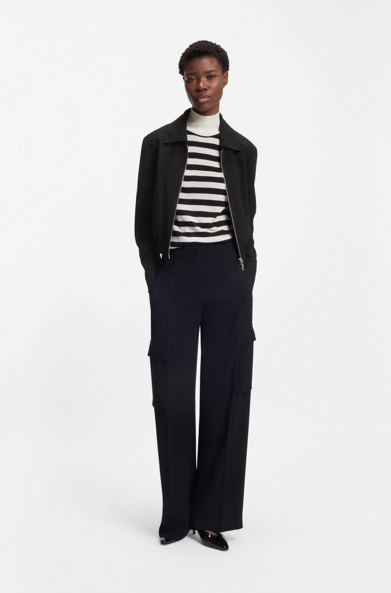 BOSS REGULAR-FIT BLAZER IN SOFT CREPE outlook