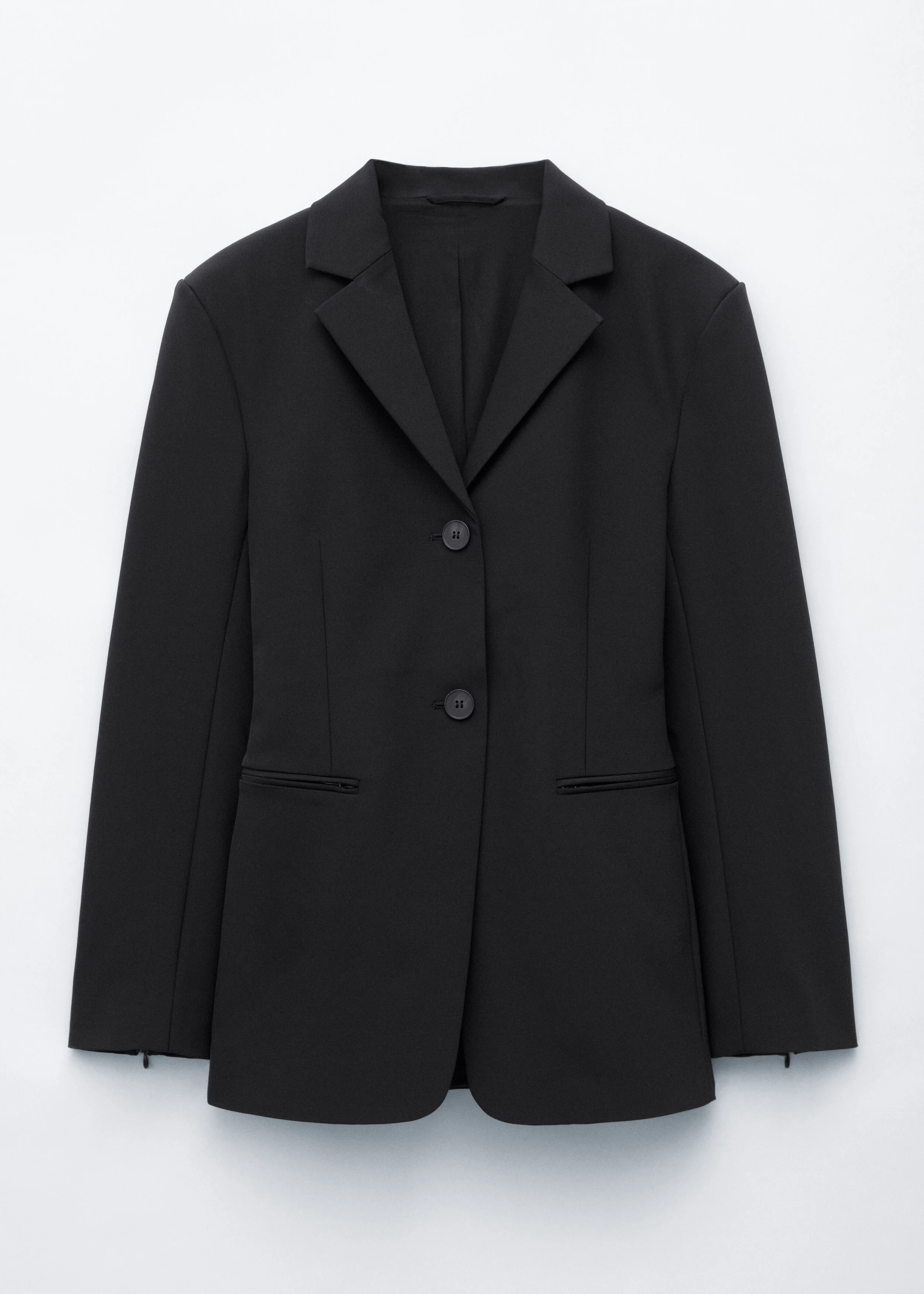 Fitted Single-Breasted Blazer - 1