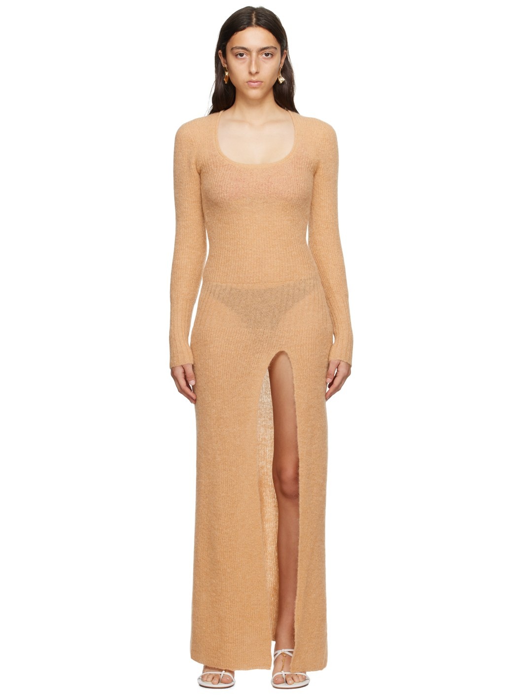 Beige Le Chouchou 'La Robe Dao' Maxi Dress - 1