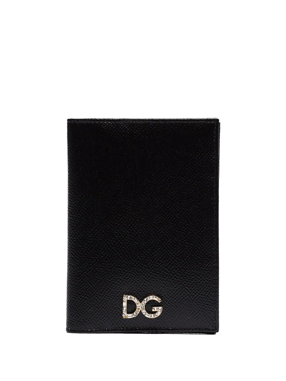 embellished logo plaque passport holder - 1