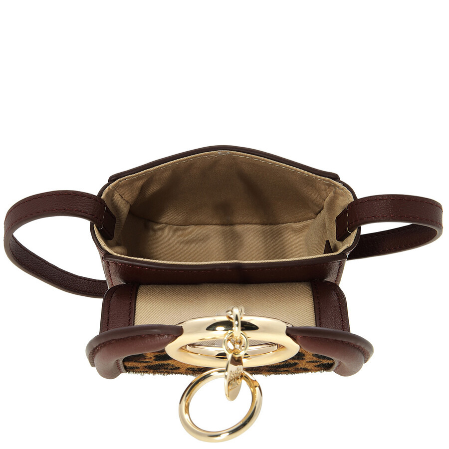 See By Chloe Leopard Print Mara Micro Crossbody Bag - 4