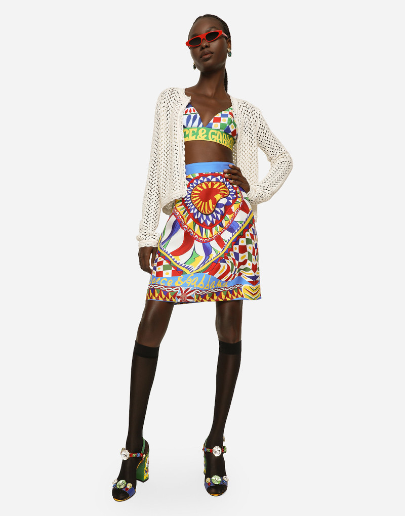 Dolce & Gabbana Short crochet jacket outlook