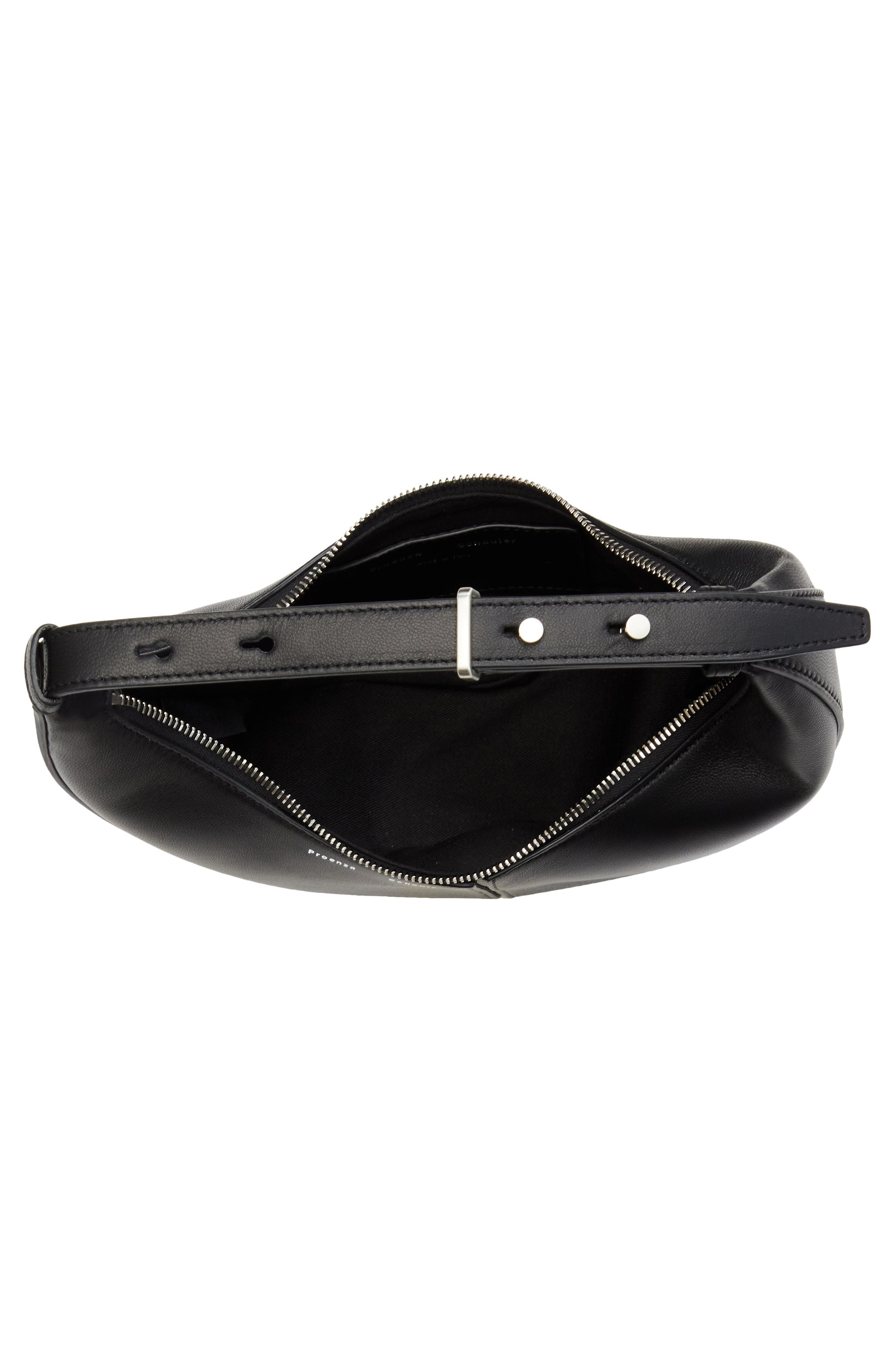 Proenza Schouler Mini Slide Leather Top Handle Bag in Black at Nordstrom - 4