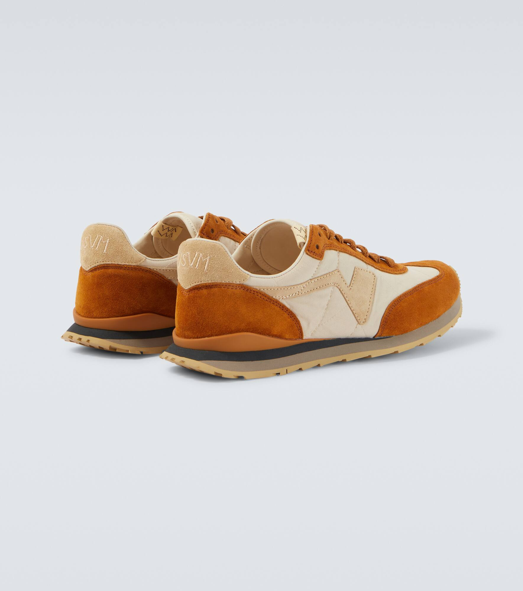 FKT Runner suede-trimmed sneakers - 6