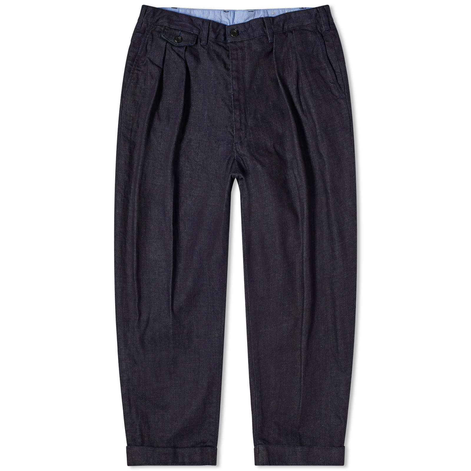 Beams Plus 2 Pleat Denim Trousers - 1