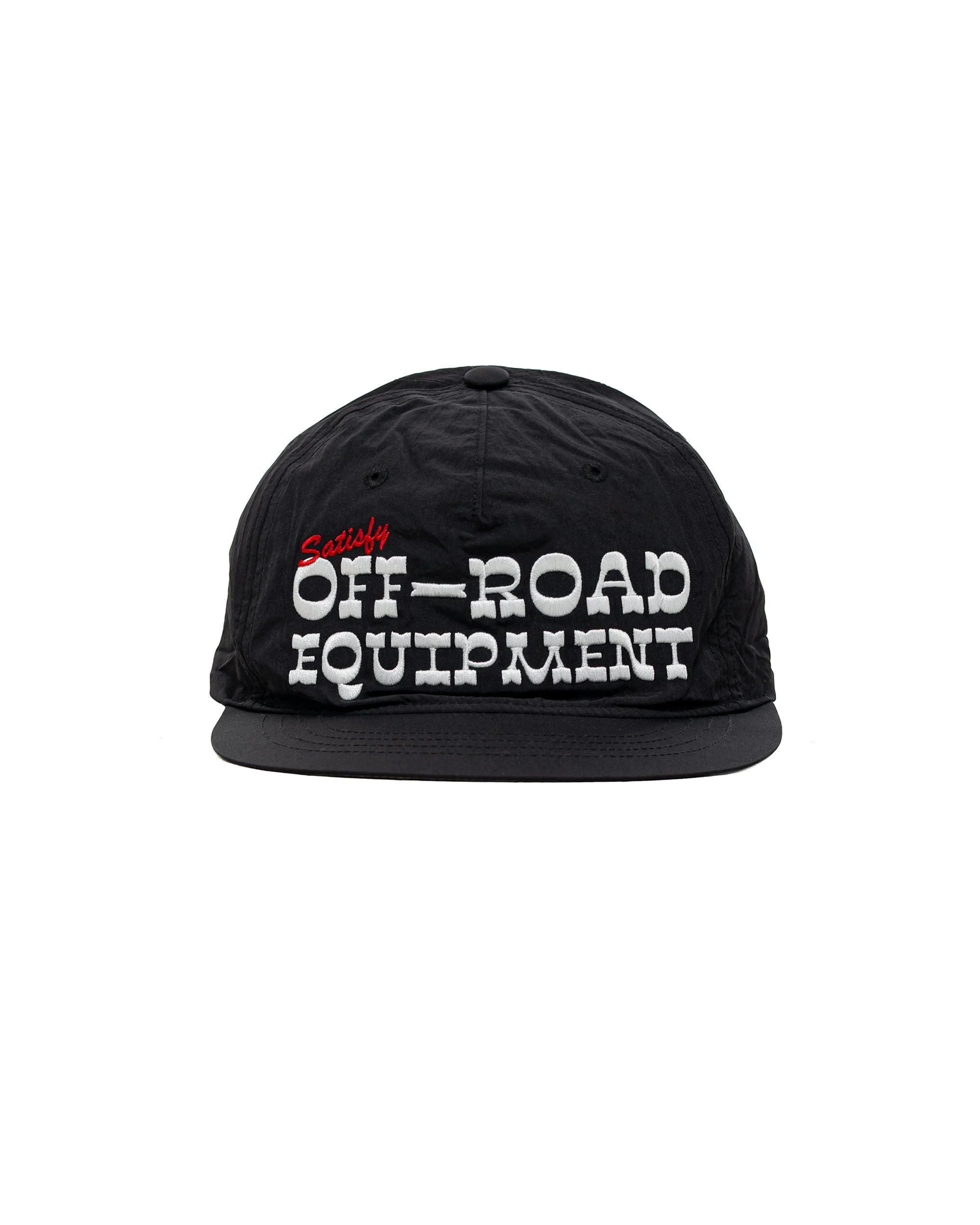 FliteSilk 5 Panel Pinch Cap Off Road Equipment Black - 1