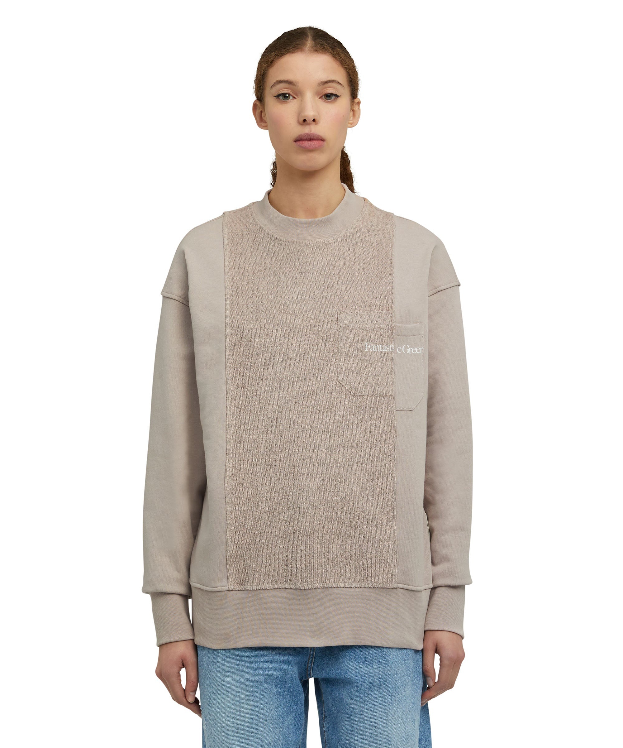 Organic cotton crewneck sweatshirt from the MSGM Fantastic Green Capsule - 6