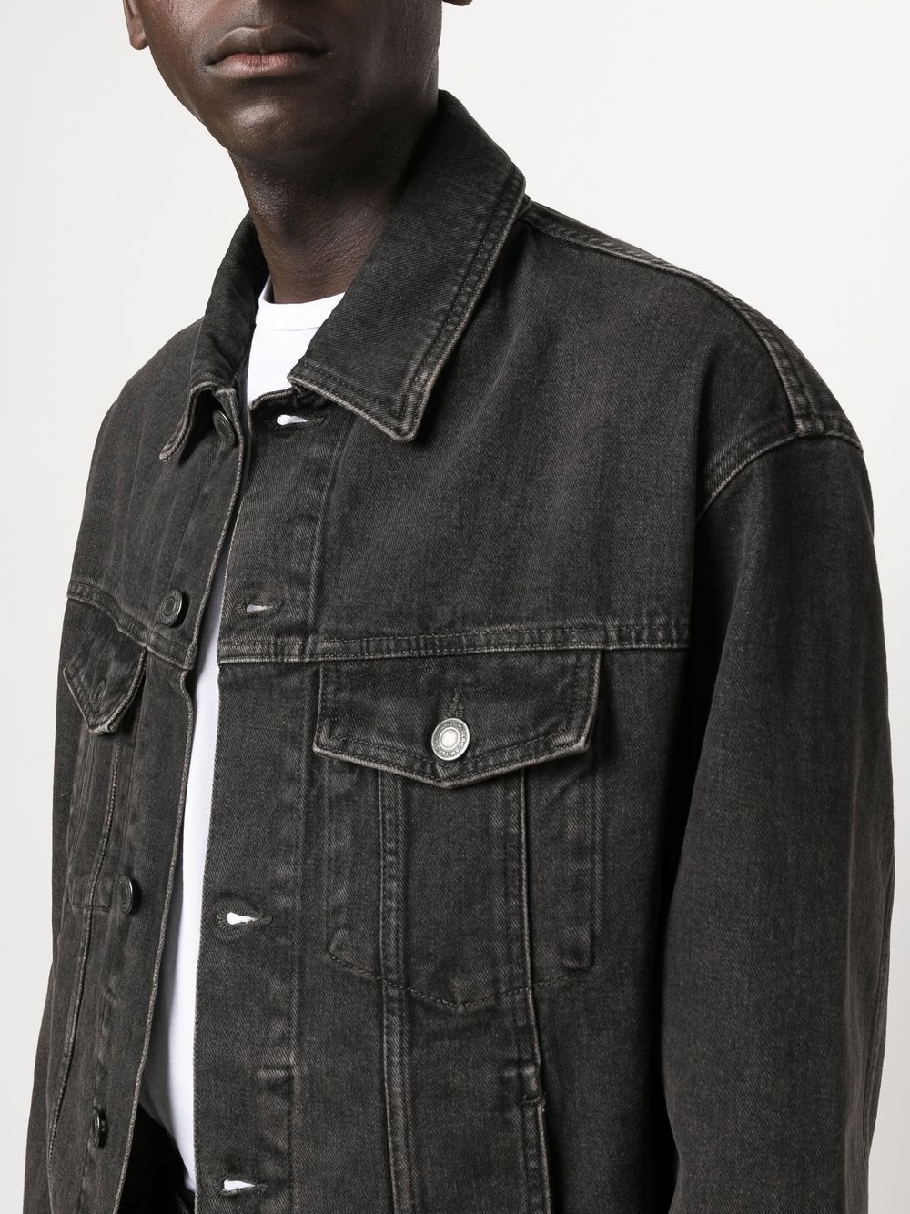 denim trucker jacket - 5