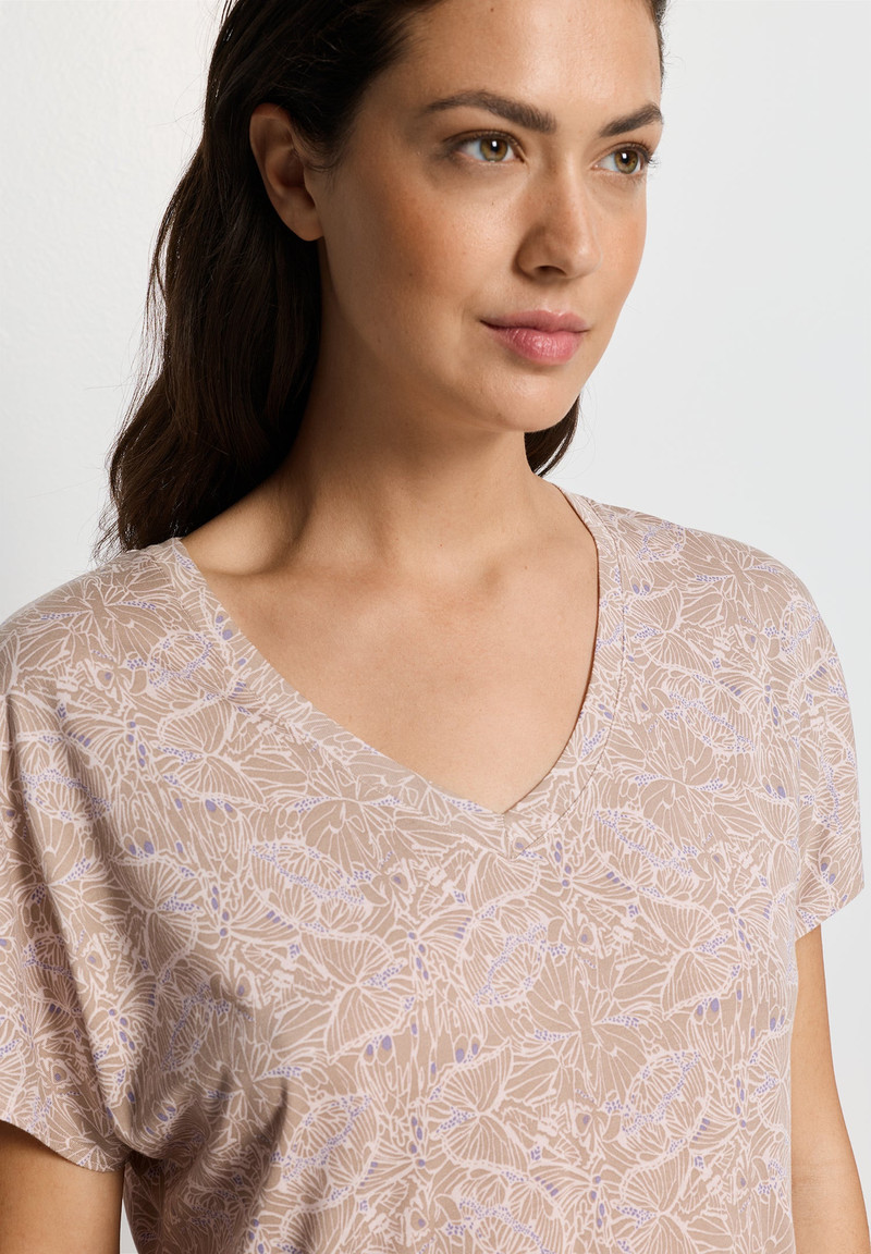 Sleep And Lounge V-Neck Cotton And TENCEL™ Nightgown 5