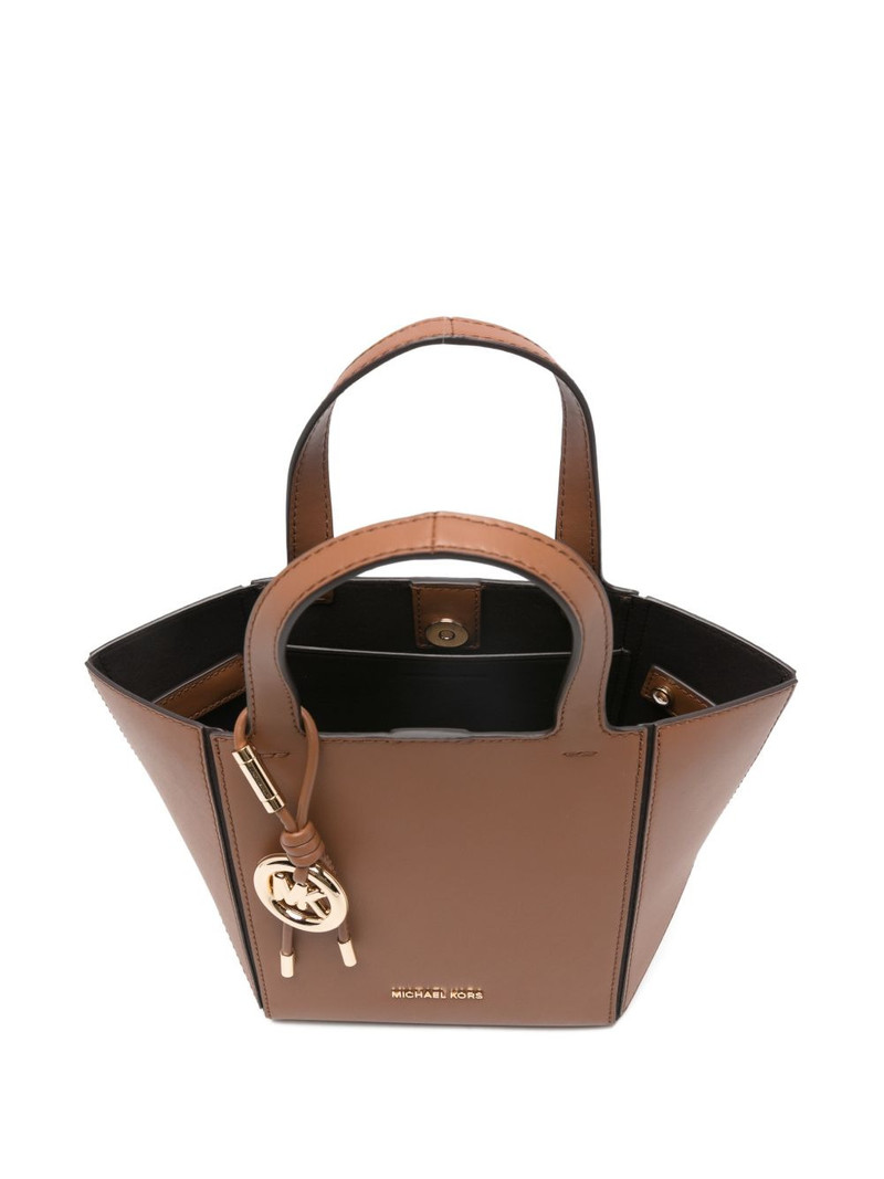 Jordi logo-charm tote bag 5