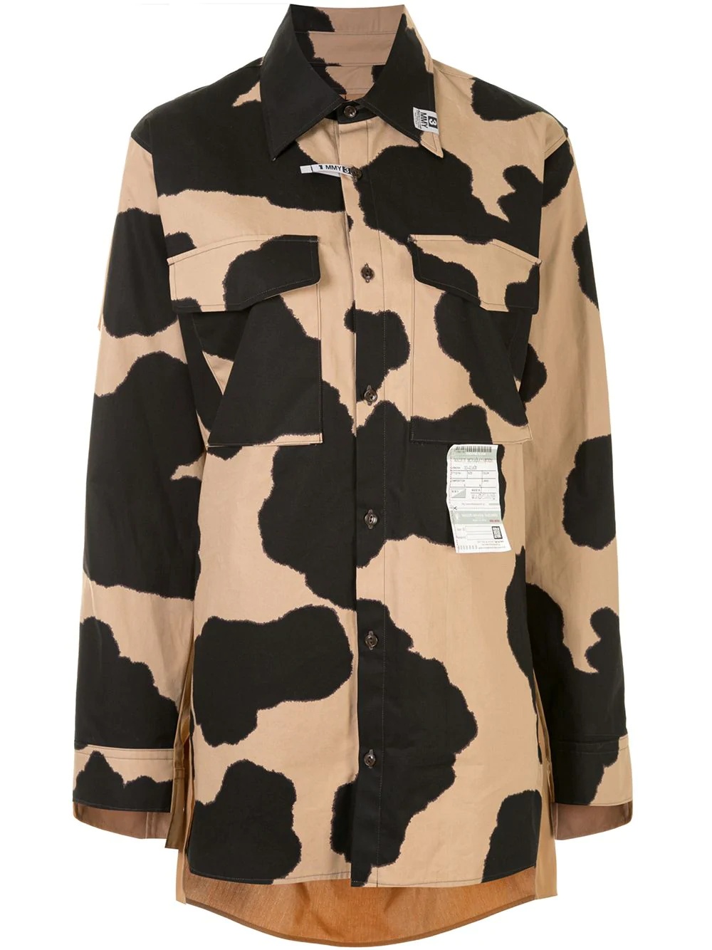 Holstein cut-out detail shirt - 1