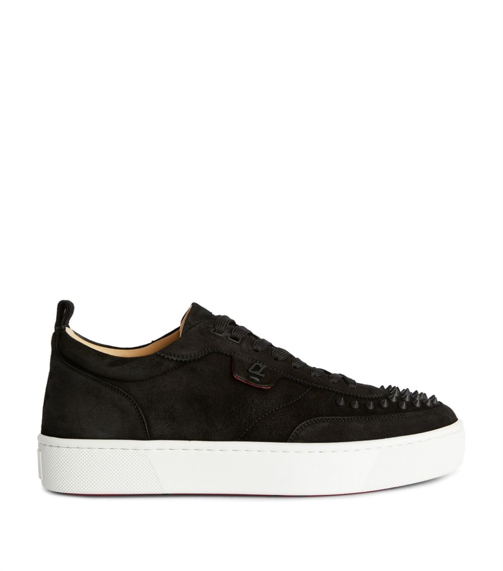 Christian Louboutin Happyrui Spikes Suede Sneakers | harrods