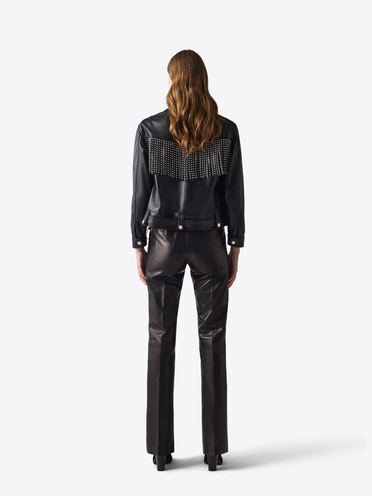 LEATHER JACKET 94 CONNECTED FASHION - 6