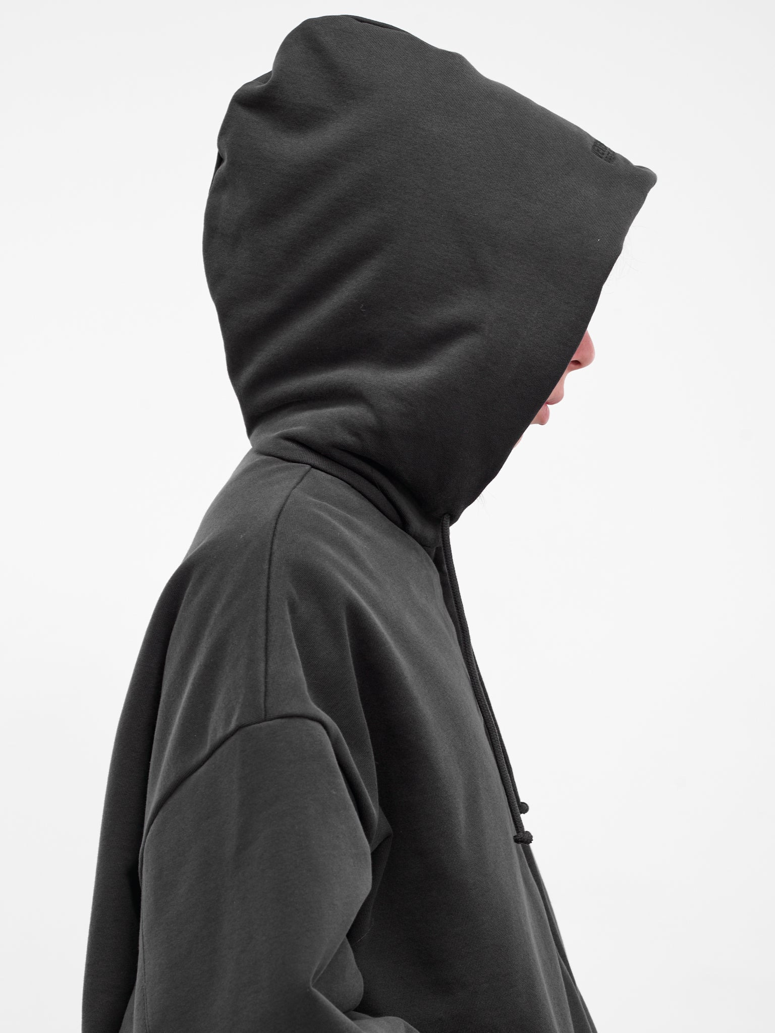 Black Boxing Logo Oversized Hoodie - 5