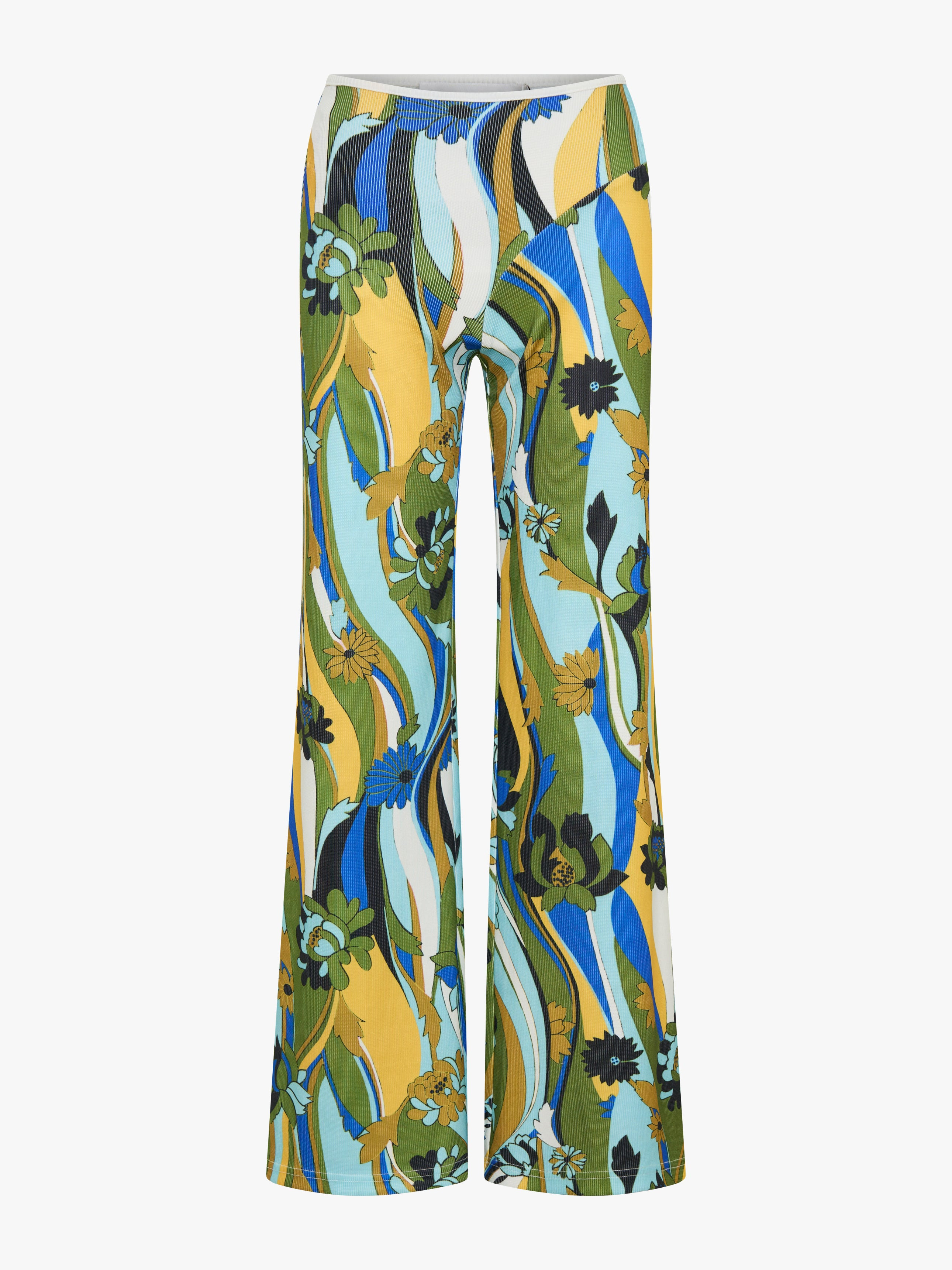 Acidic Floral Rib Pant - 5