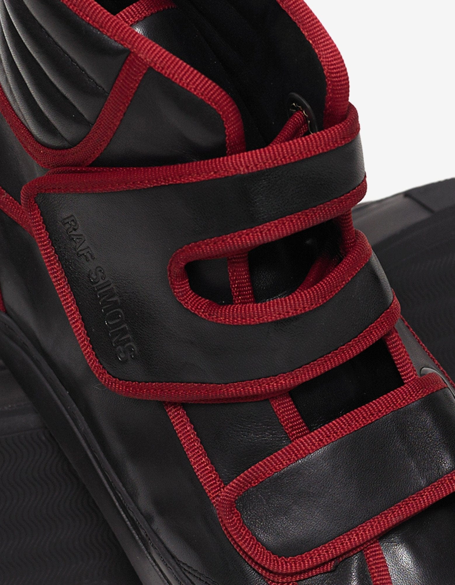 Raf Simons Black High Top Trainers with Highlights - AW16 - 10