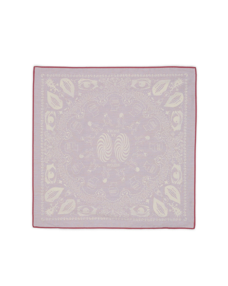 Logohead Paisley Bandana - Dusty Rose 3