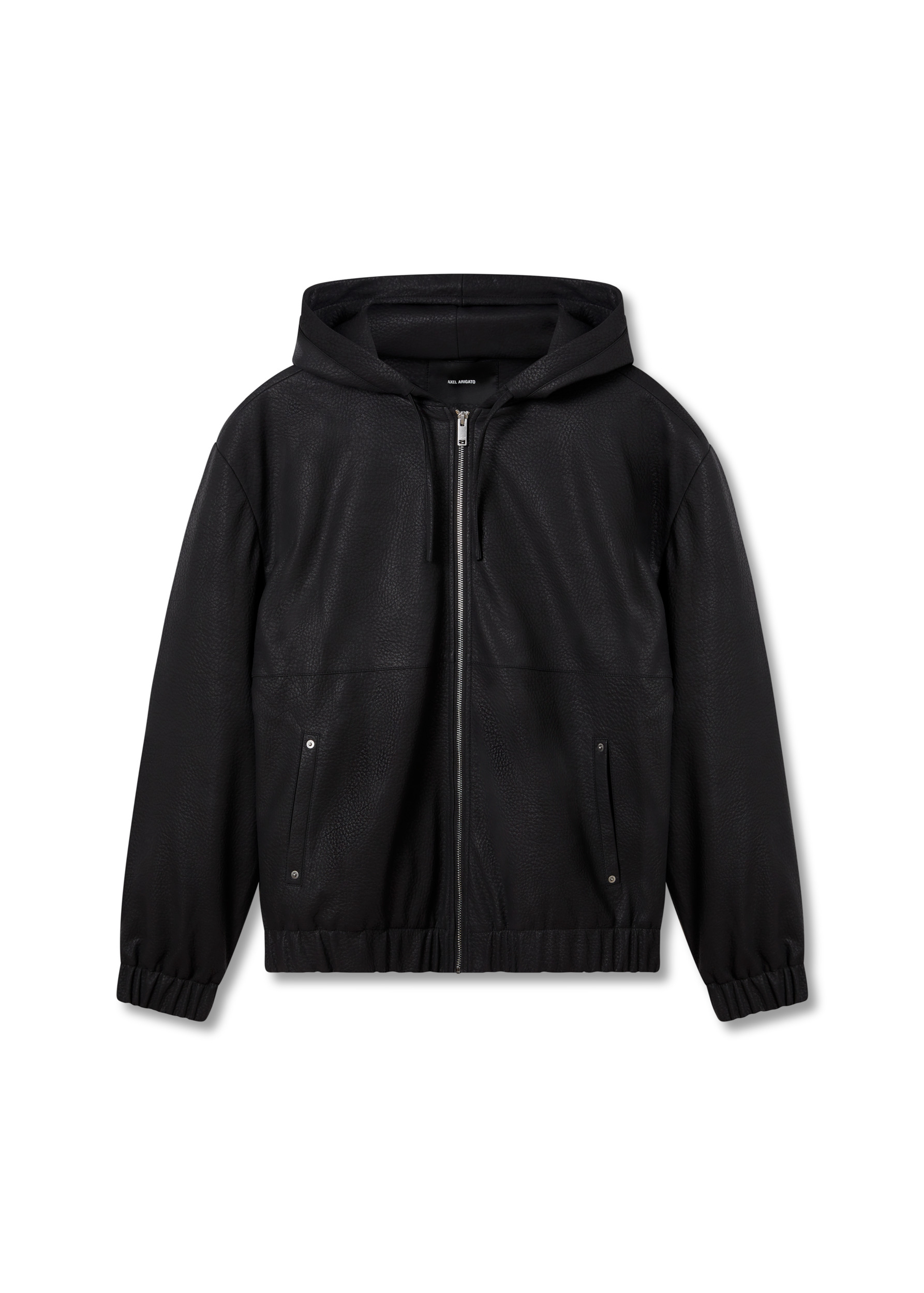 Pebbled Hooded Jacket - 1