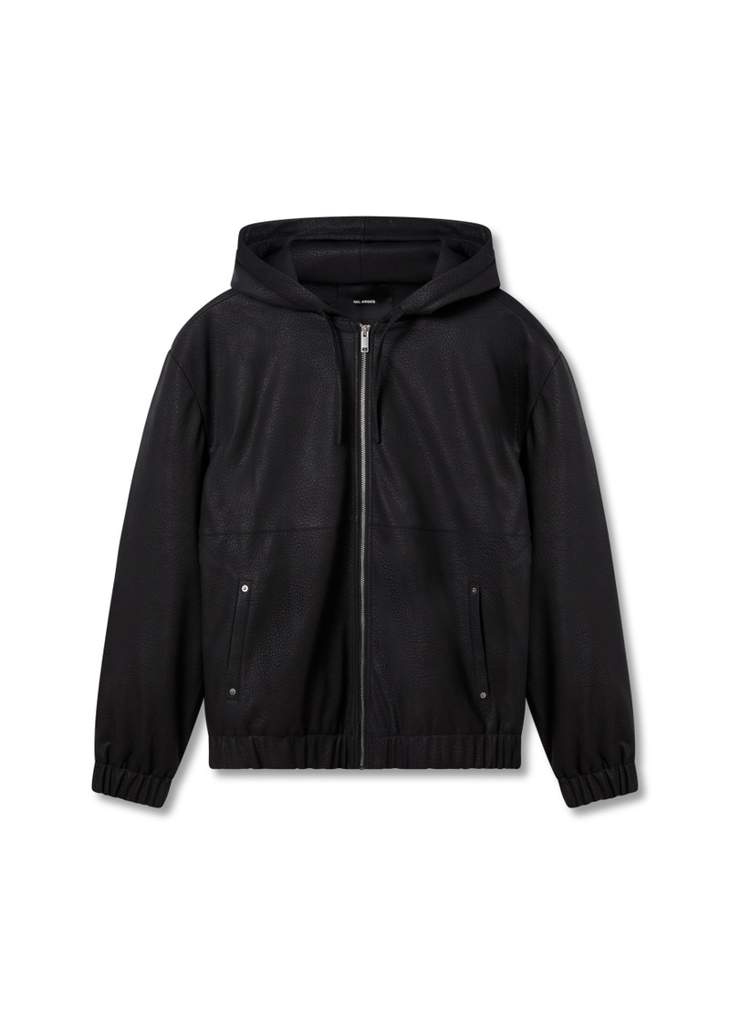 Pebbled Hooded Jacket 1