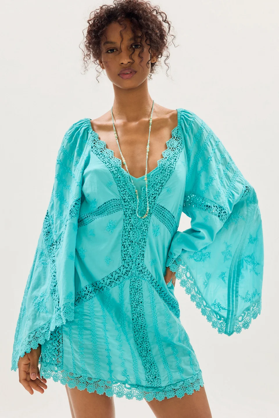 free people wildflower mini dress Wildflower Embroidered Mini Dress
