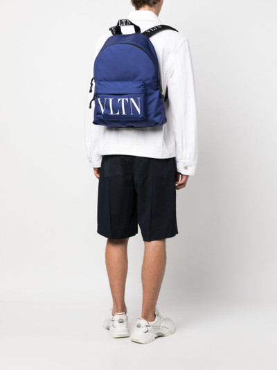 Valentino logo-print backpack outlook