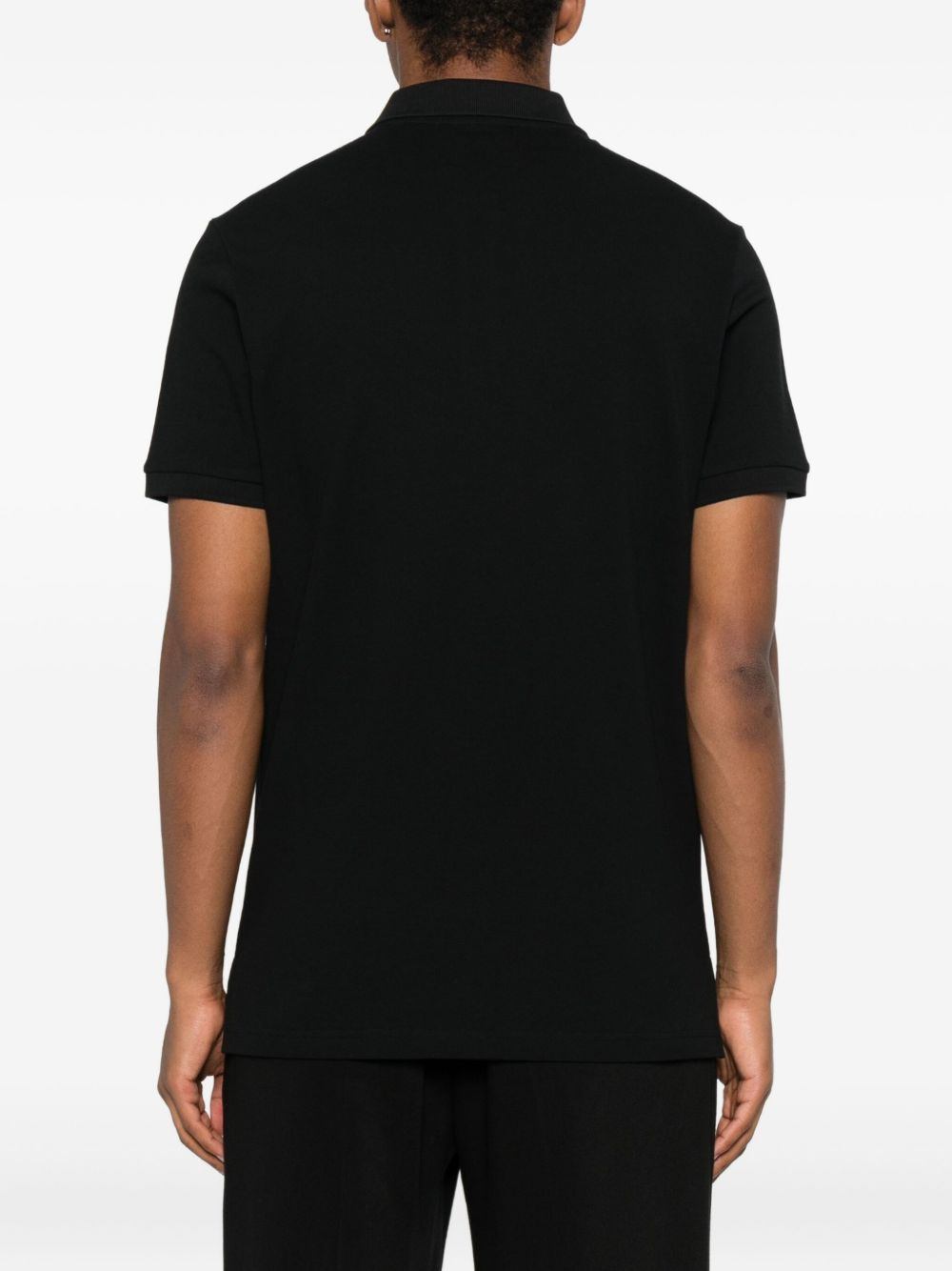 logo-embroidered polo shirt - 3