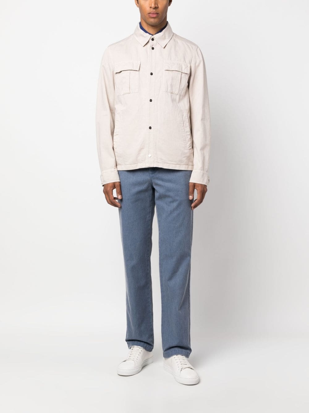 chest-pockets shirt - 2