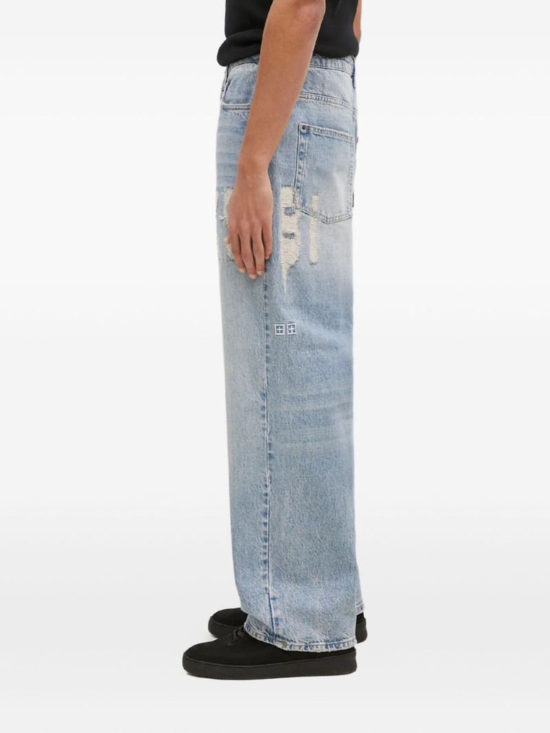 Ksubi distressed-logo jeans outlook