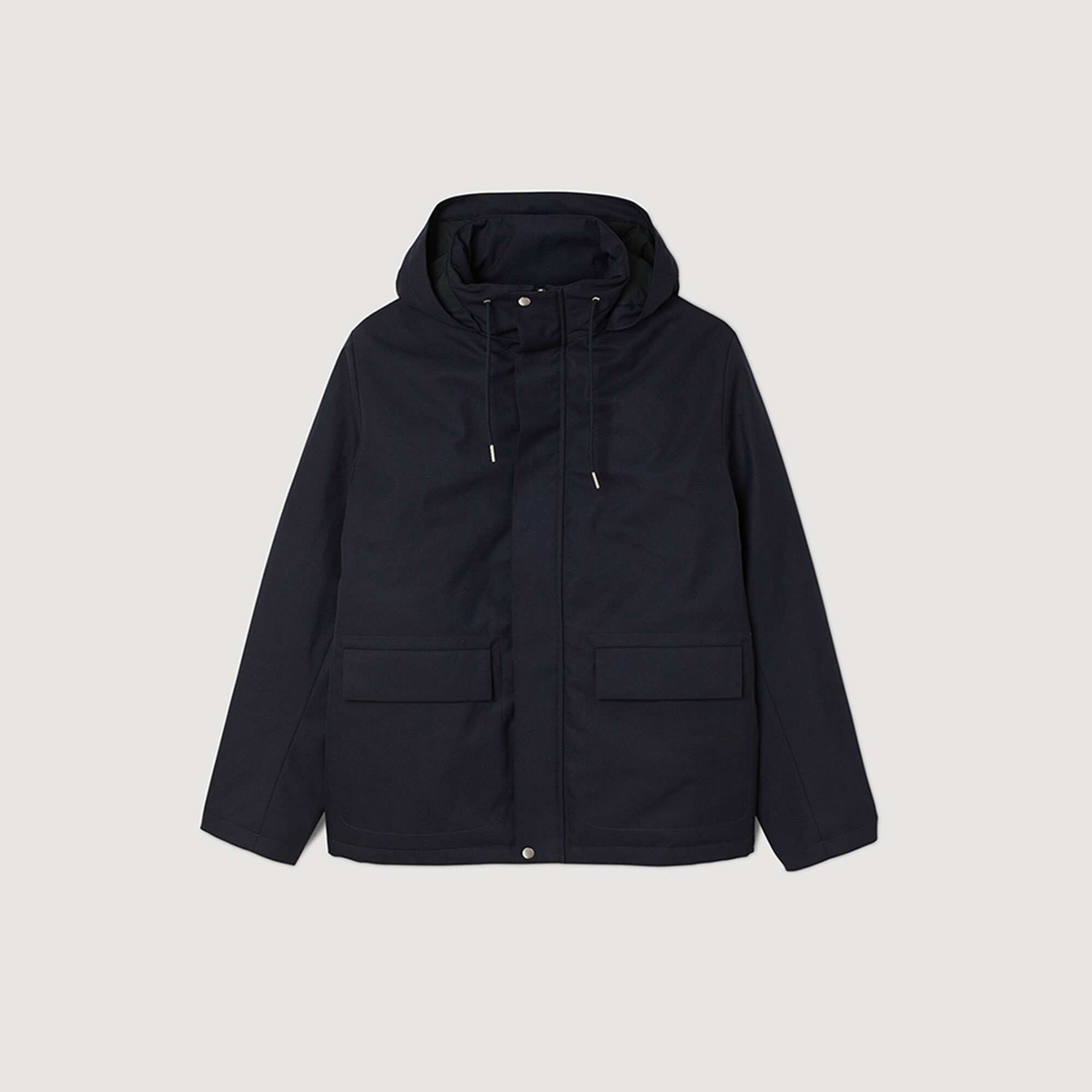 TECHNICAL HOODED COAT - 1