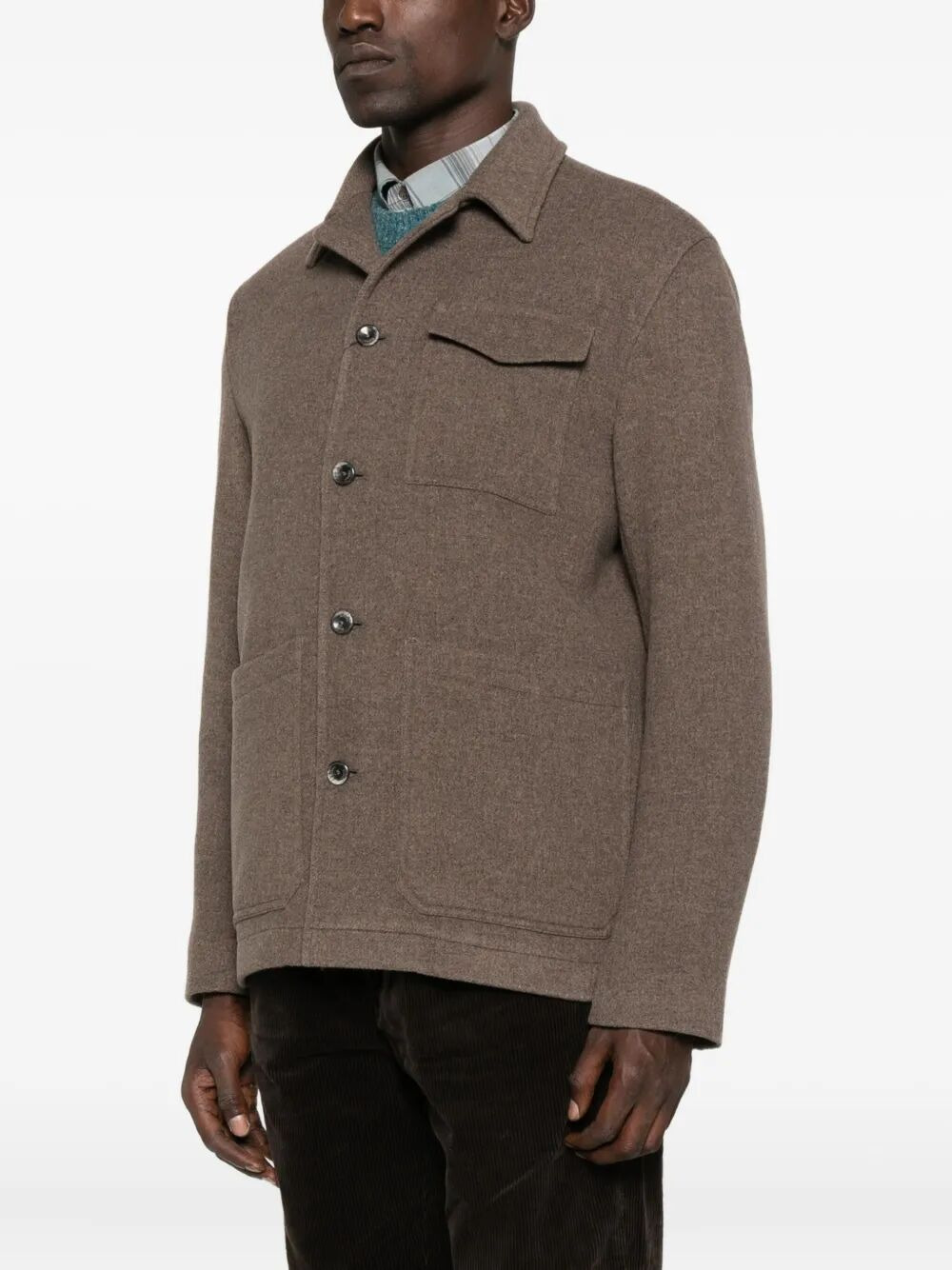 Herno Men Shirt Neck "Field" Jacket - 5