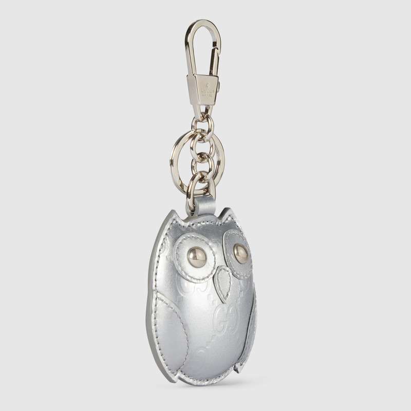 Owl-shaped bag charm 4
