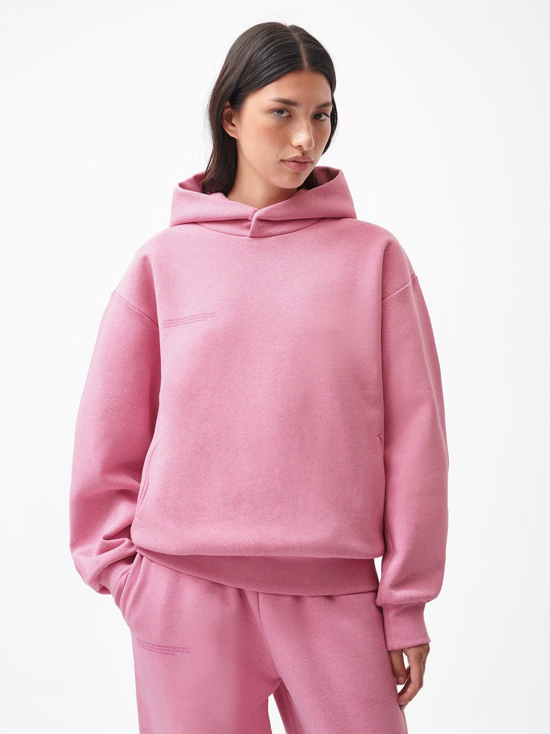 PANGAIA Womens Reclaimed Cotton Hoodie - Reclaim Sakura outlook