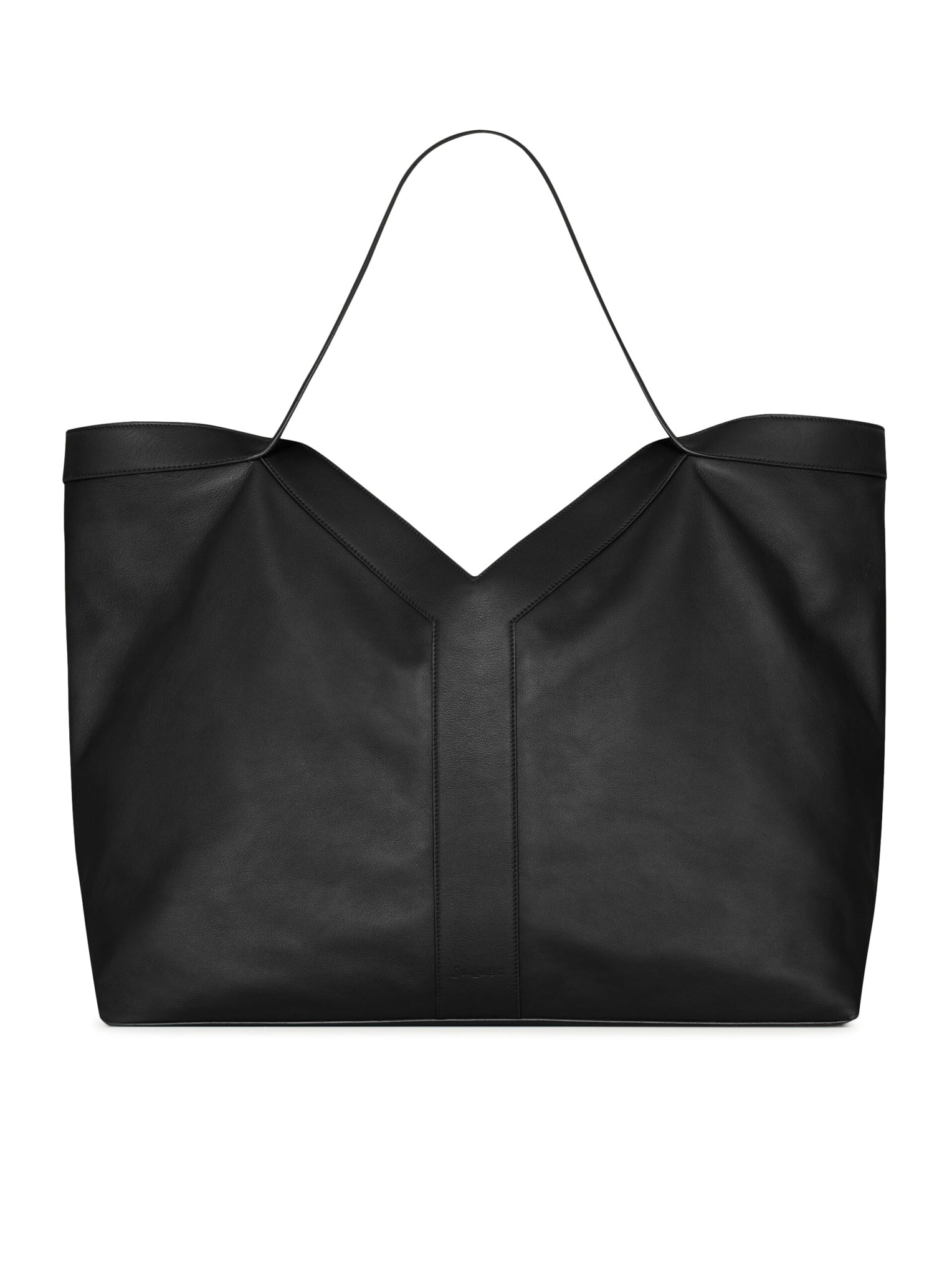 LARGE LEATHER TOTE - 1