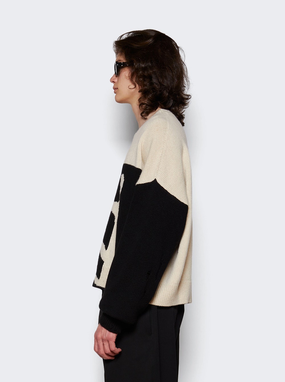 Decay Sweater Ivory And Black - 4