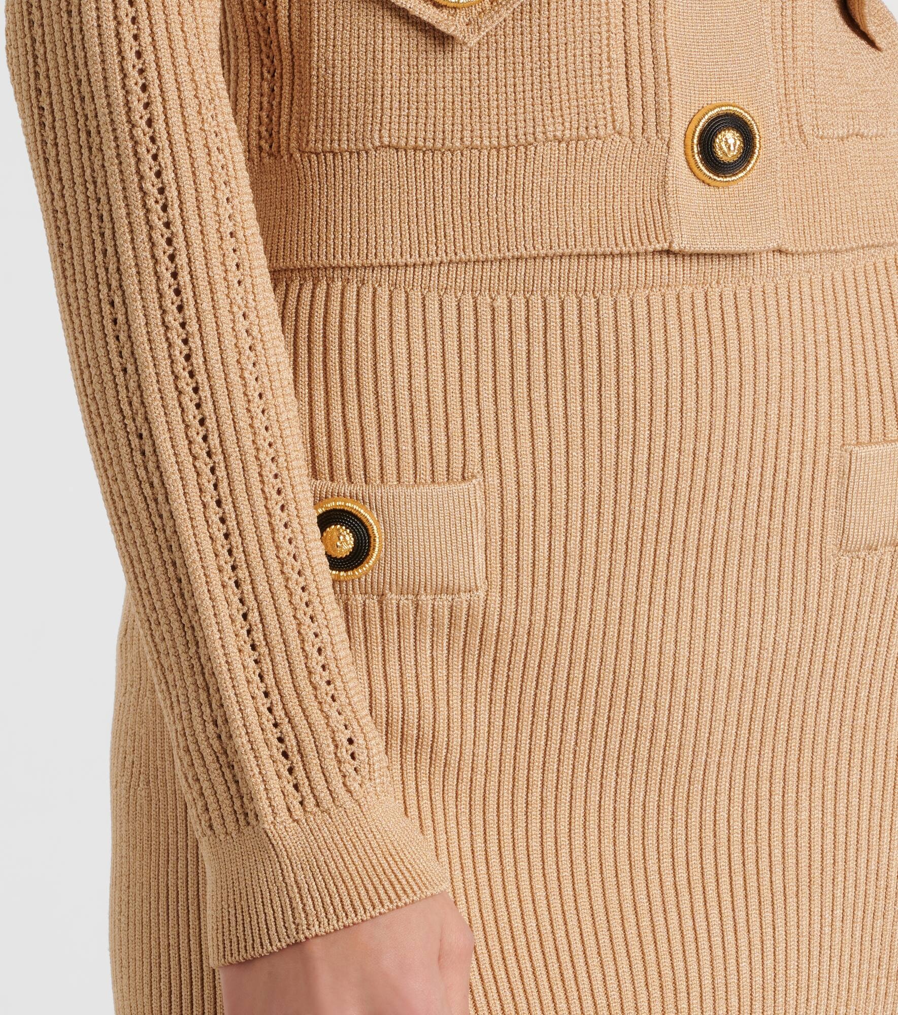 Ribbed-knit cardigan - 5