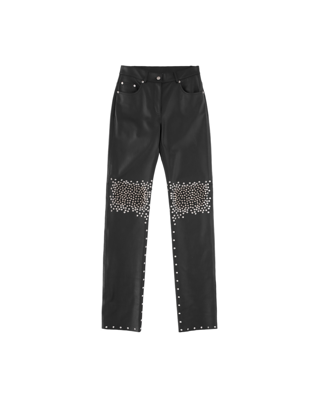 STUDDED LEATHER PANT - 1