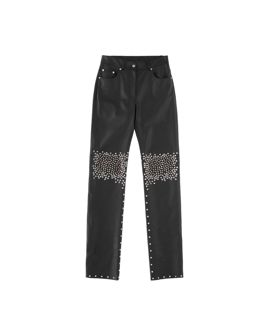 STUDDED LEATHER PANT - 1