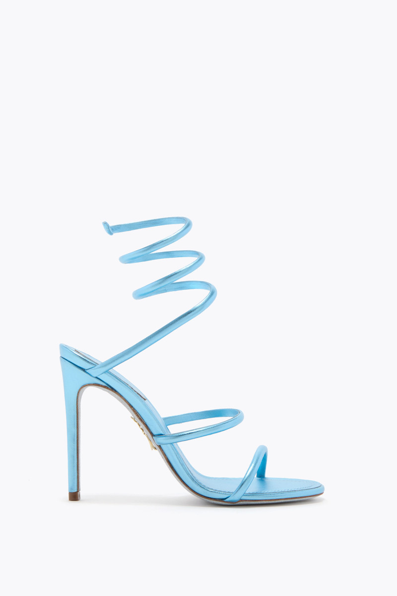 CLEO METALLIC LIGHT BLUE SANDAL 105 1