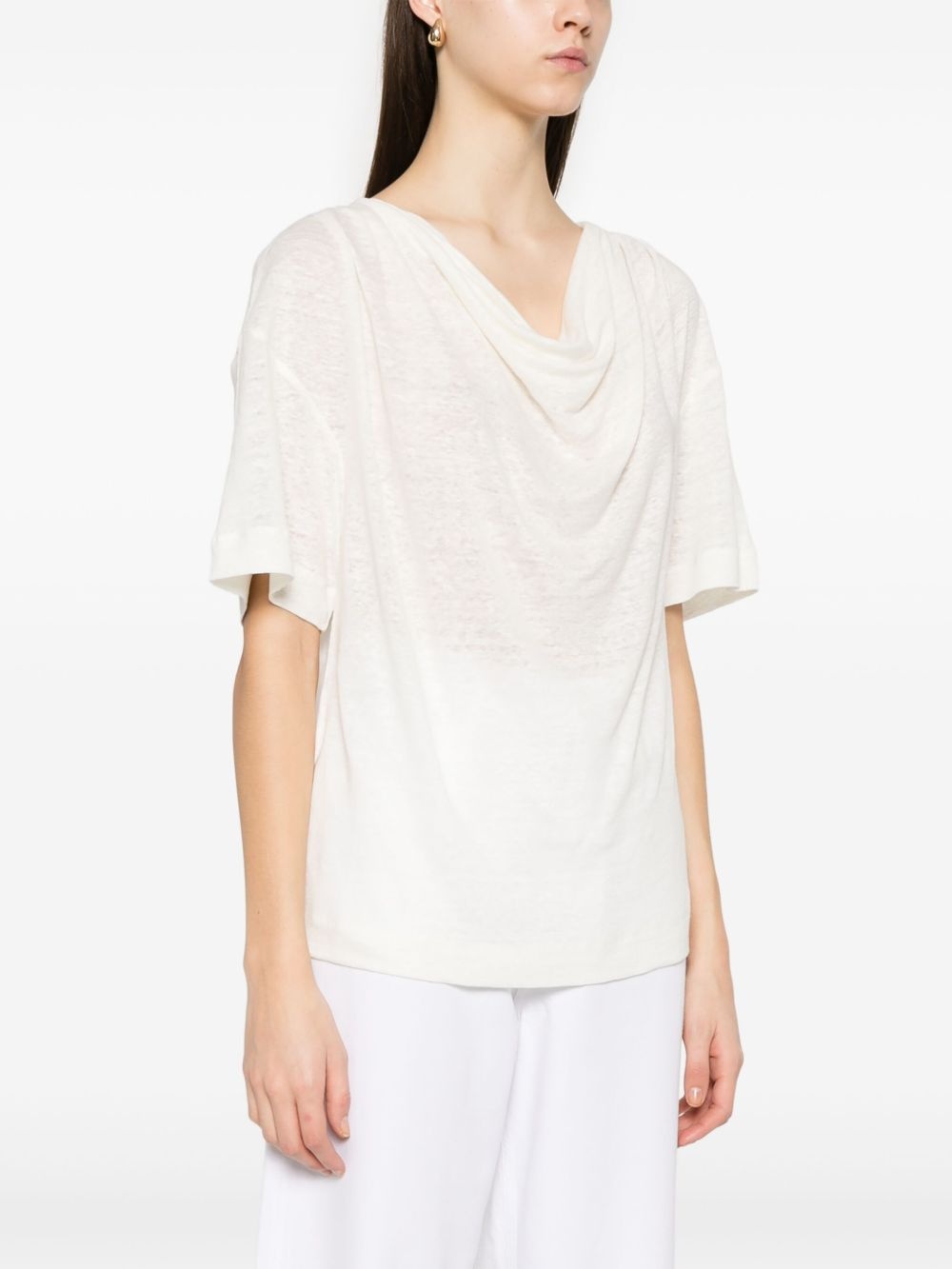 linen T-shirt - 3