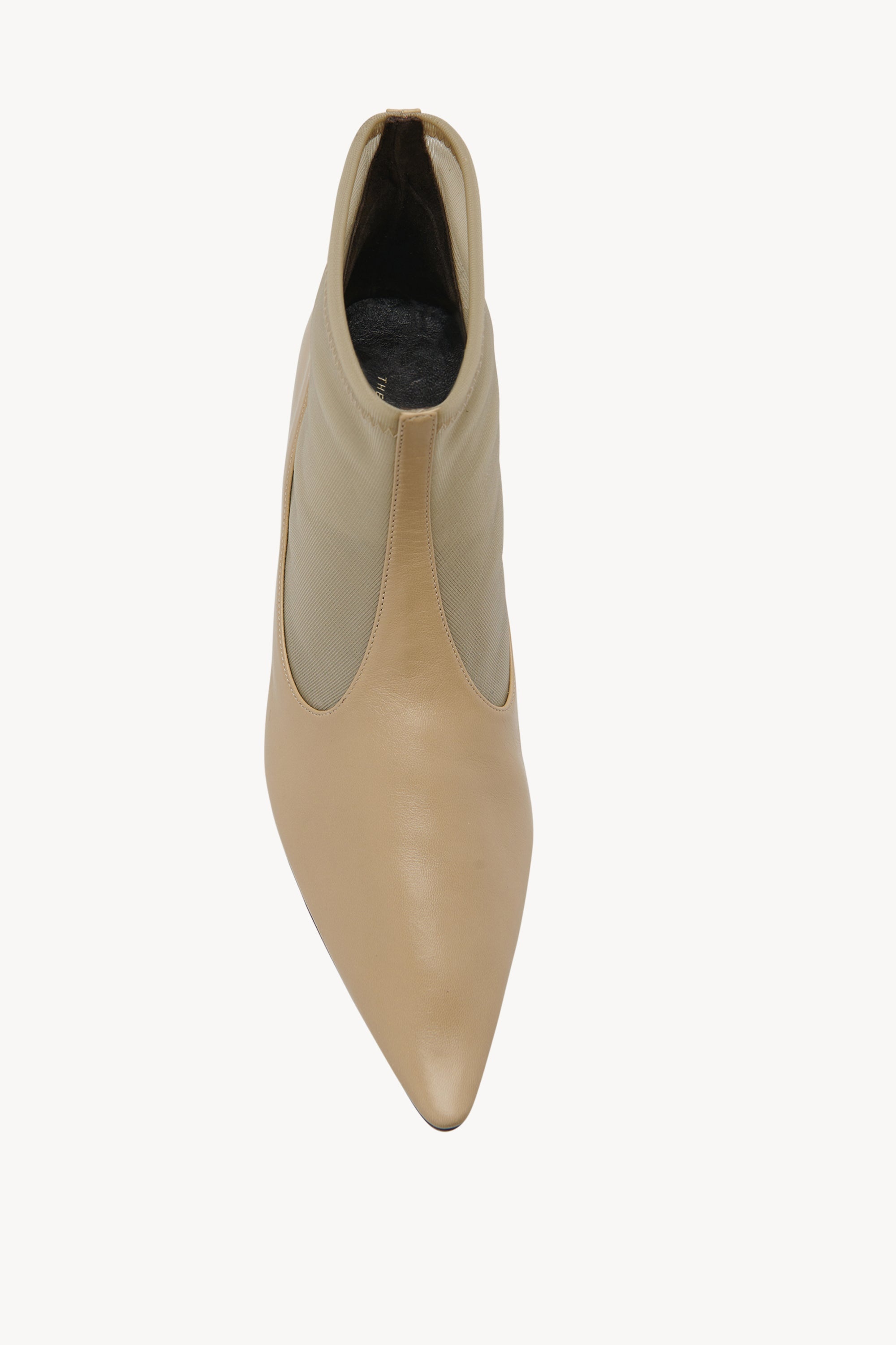 Mesh Bootie in Nylon and Leather - 3