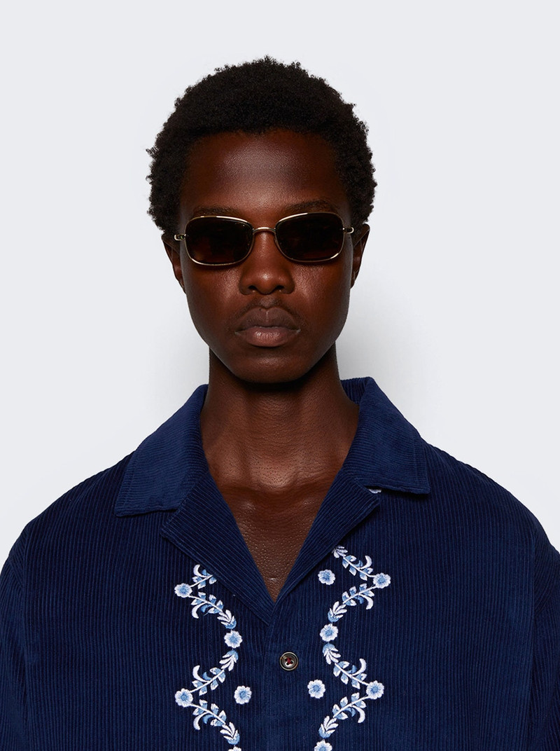 Loewe Anagram Sunglasses Gold And Brown Mirror outlook