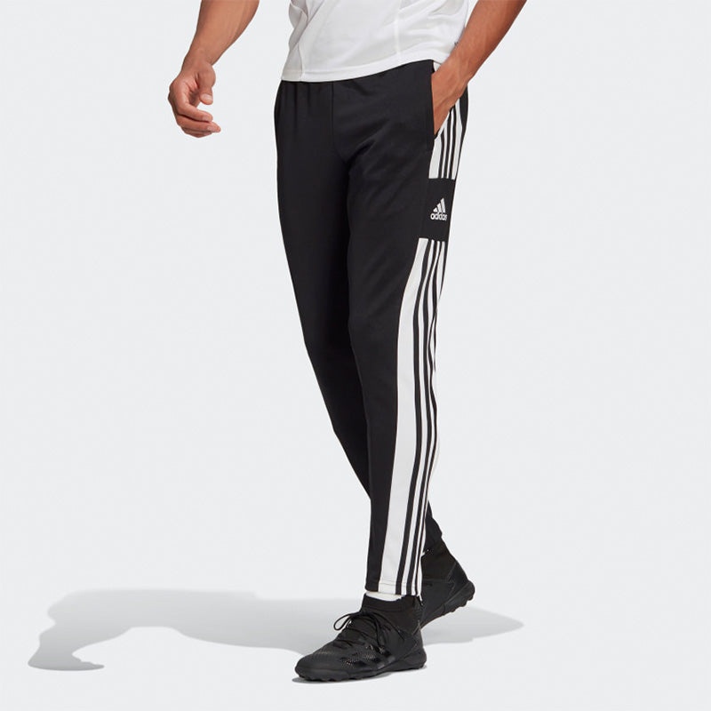 adidas Classic Stripes Logo Knitted Sports Pants Men's Black GK9545 - 3