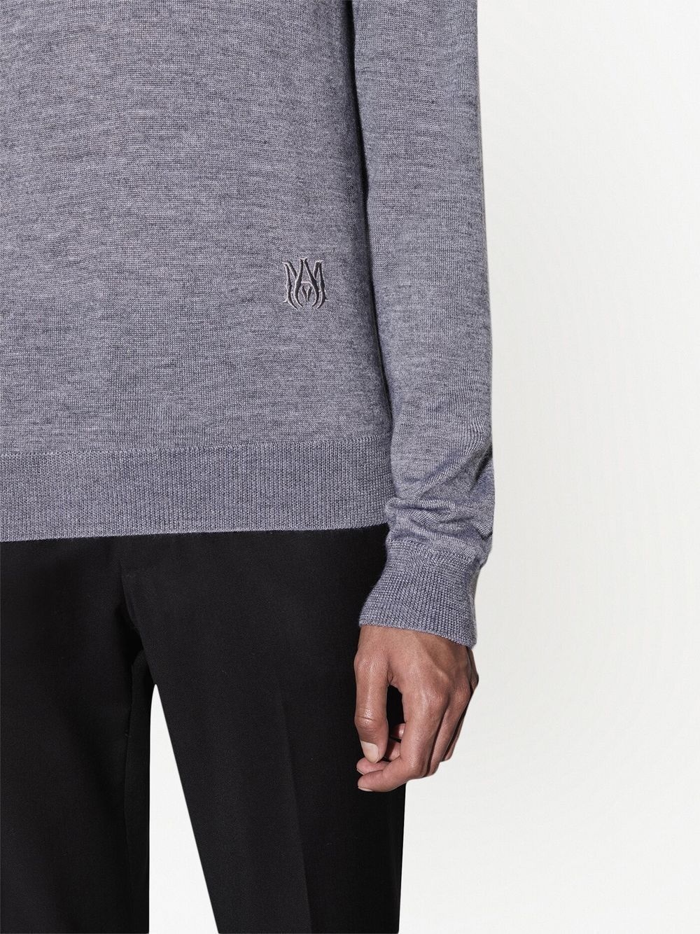 MA logo-embroidered sweatshirt - 5
