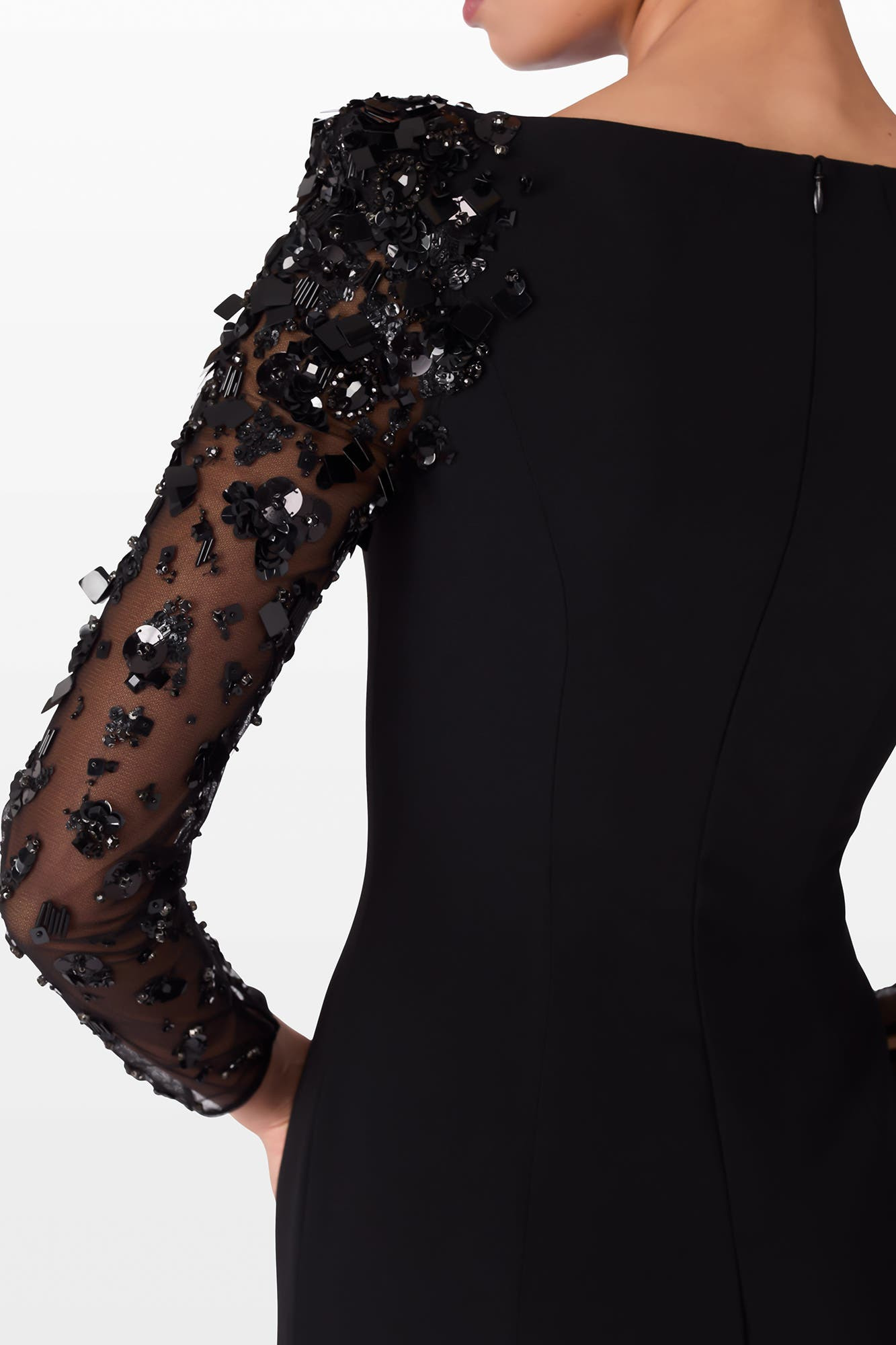 Jenny Packham Sylvia Maxi Dress in Liquorice at Nordstrom - 5