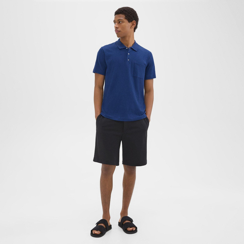 Theory Bron Polo Shirt in Slub Cotton outlook
