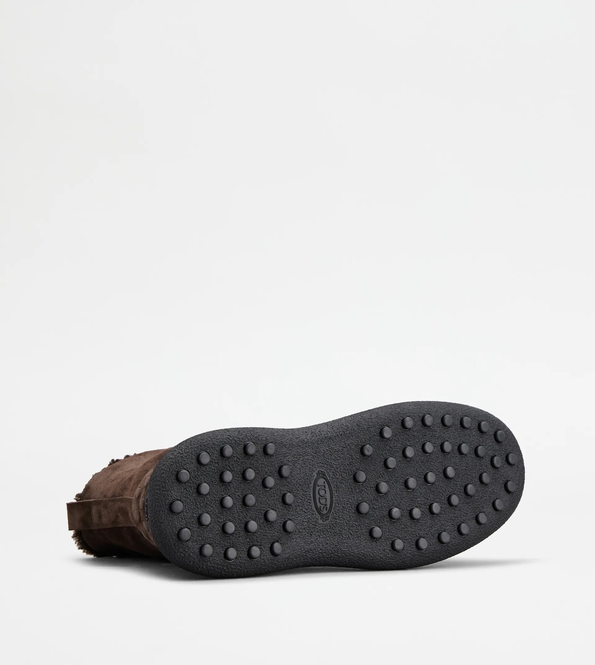 TOD'S W. G. LACE-UP ANKLE BOOTS IN SUEDE - BROWN - 4