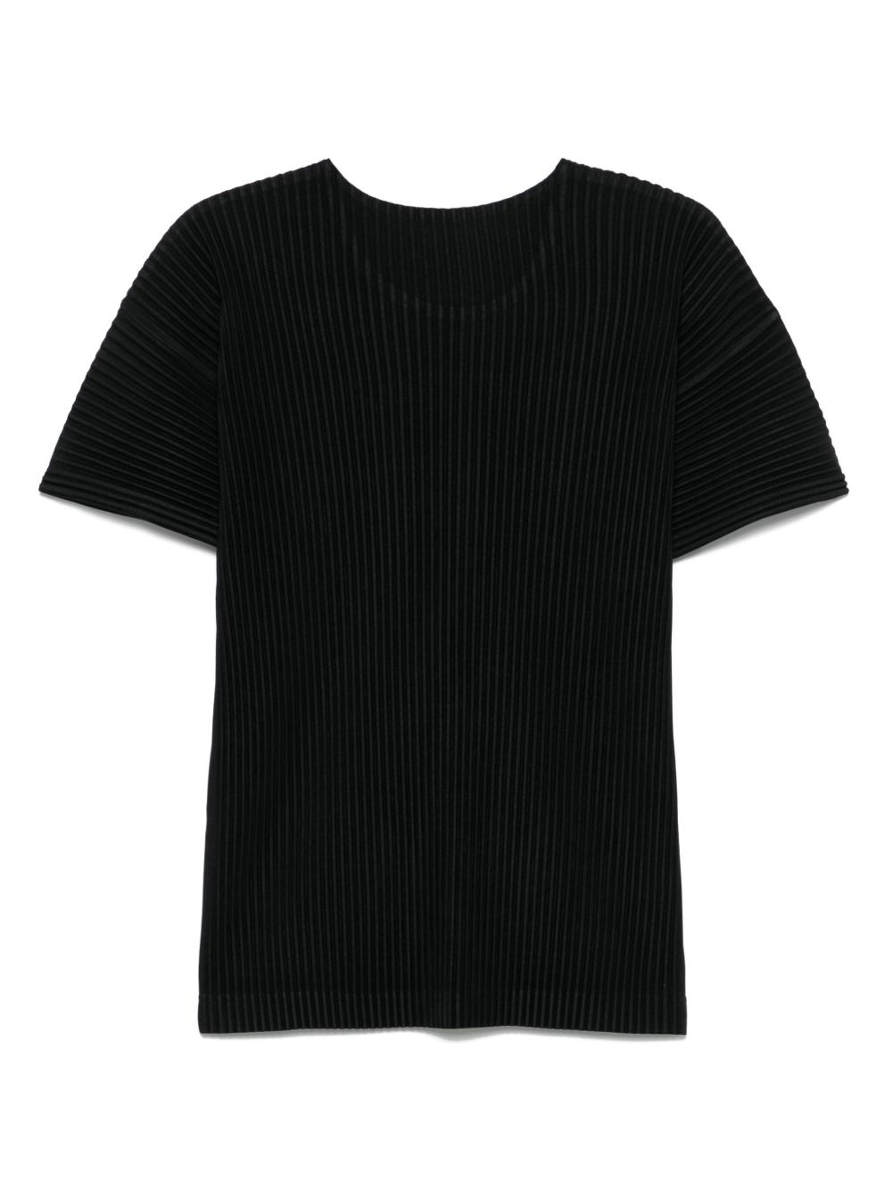 plissé-effect T-shirt - 2